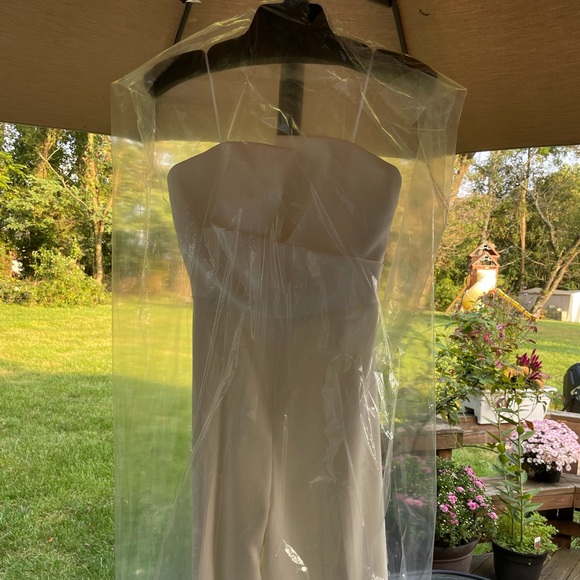 Jay Godfrey White Dawson Strapless Bridal Jumpsuit (Rehearsal or Bachelorette) - Picture 6 of 10